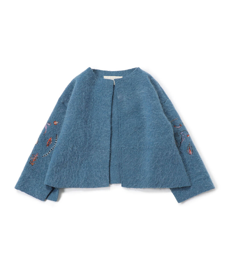 UNSUNG WEAVERS Embroidered blue