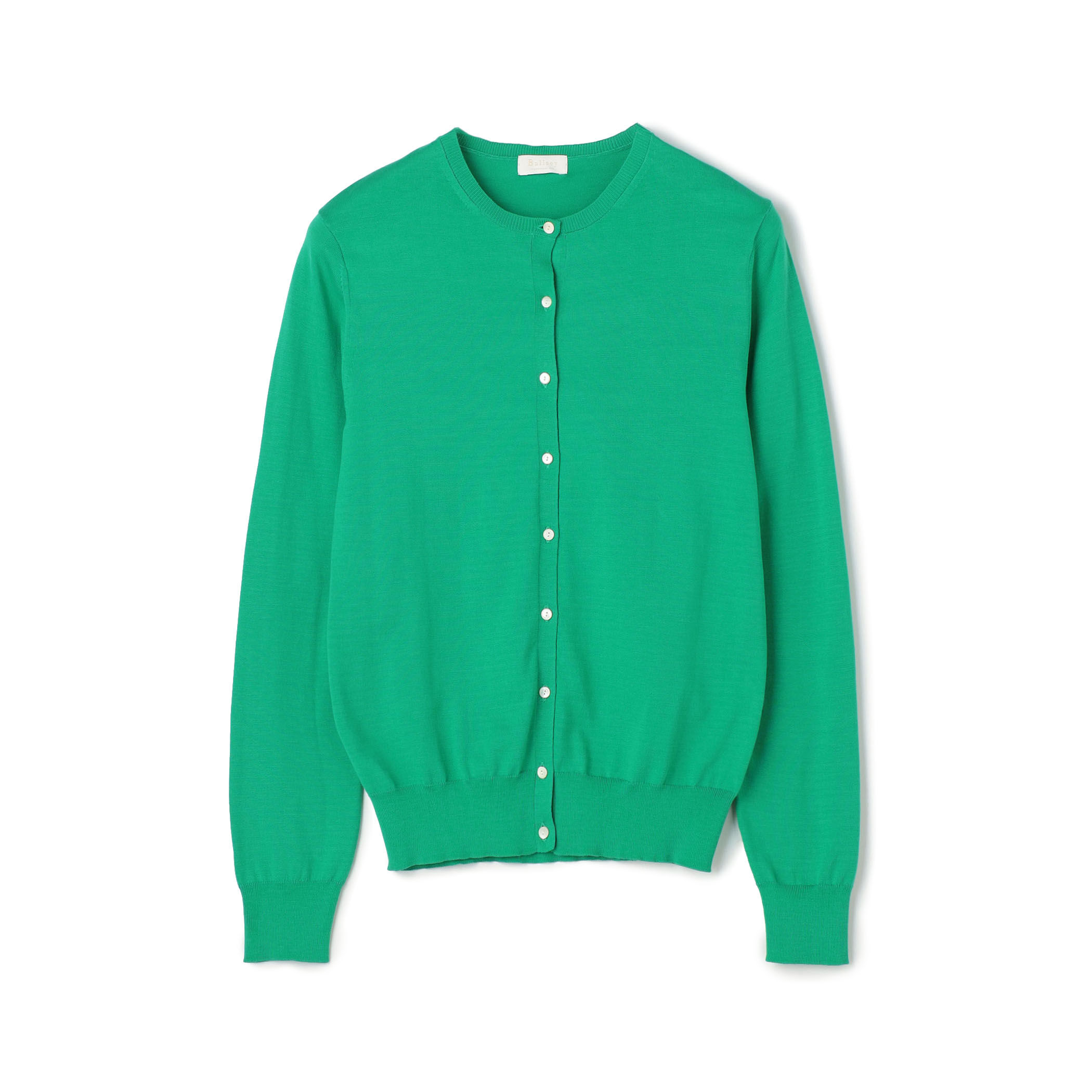 ハイゲージコットン クルーネックカーディガン｜トゥモローランド 公式通販