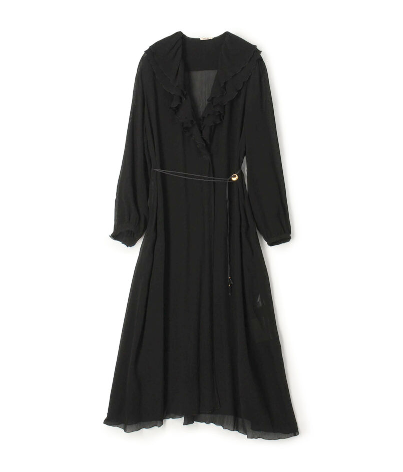 クレープデシン ロングワンピース