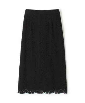 フラワーコードレース ペンシルタイトスカート