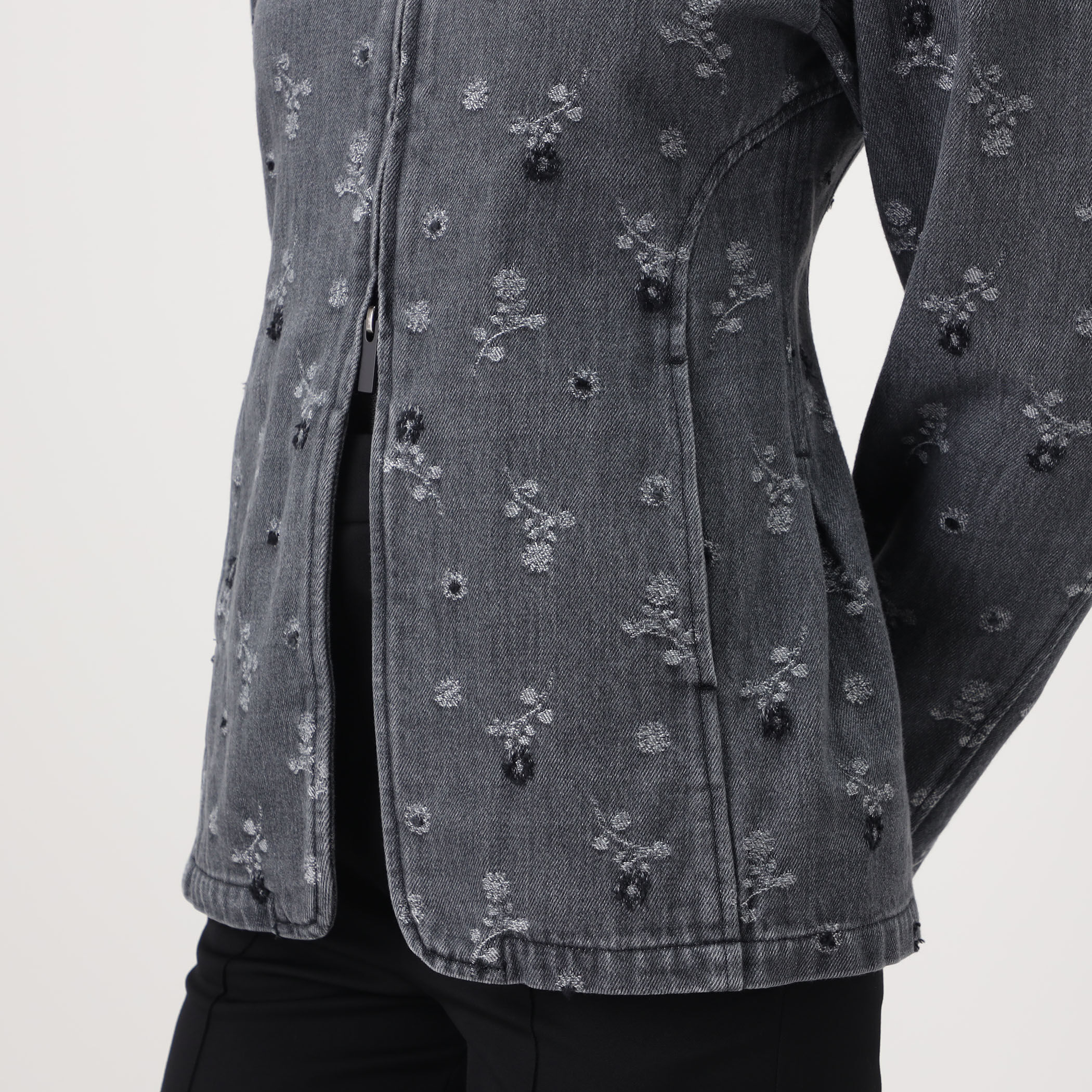 Mame Kurogouchi Floral Jacquard Denim Jacket ジャカードデニム