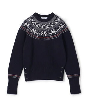 ●THOM BROWNE ICELANDIC FAIRISLE TOP