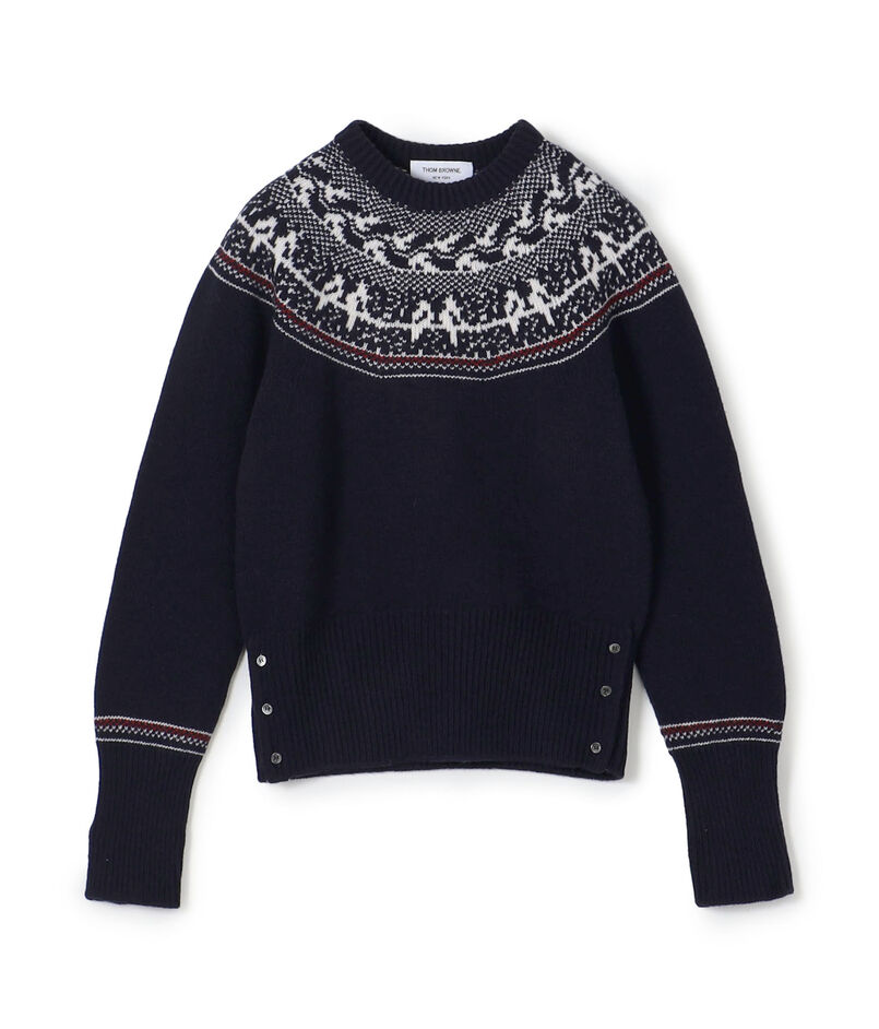 ●THOM BROWNE ICELANDIC FAIRISLE TOP