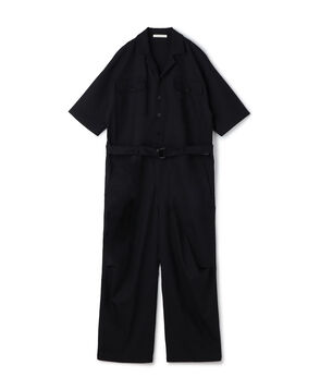 クレープウールストレッチ ジャンプスーツ