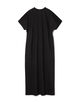スムースポンチ ラウンドスリーブワンピース