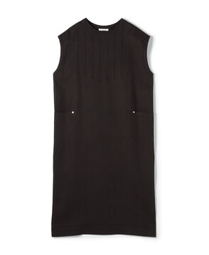 【WEB先行予約】リブコンビフレンチリネン フレンチスリーブワンピース