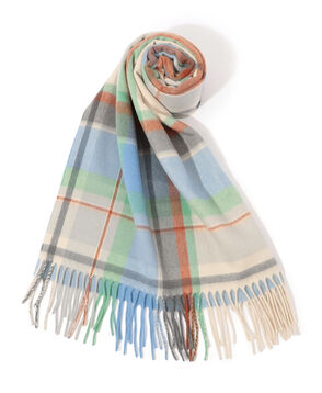 Joshua Ellis Plaid カシミヤストール