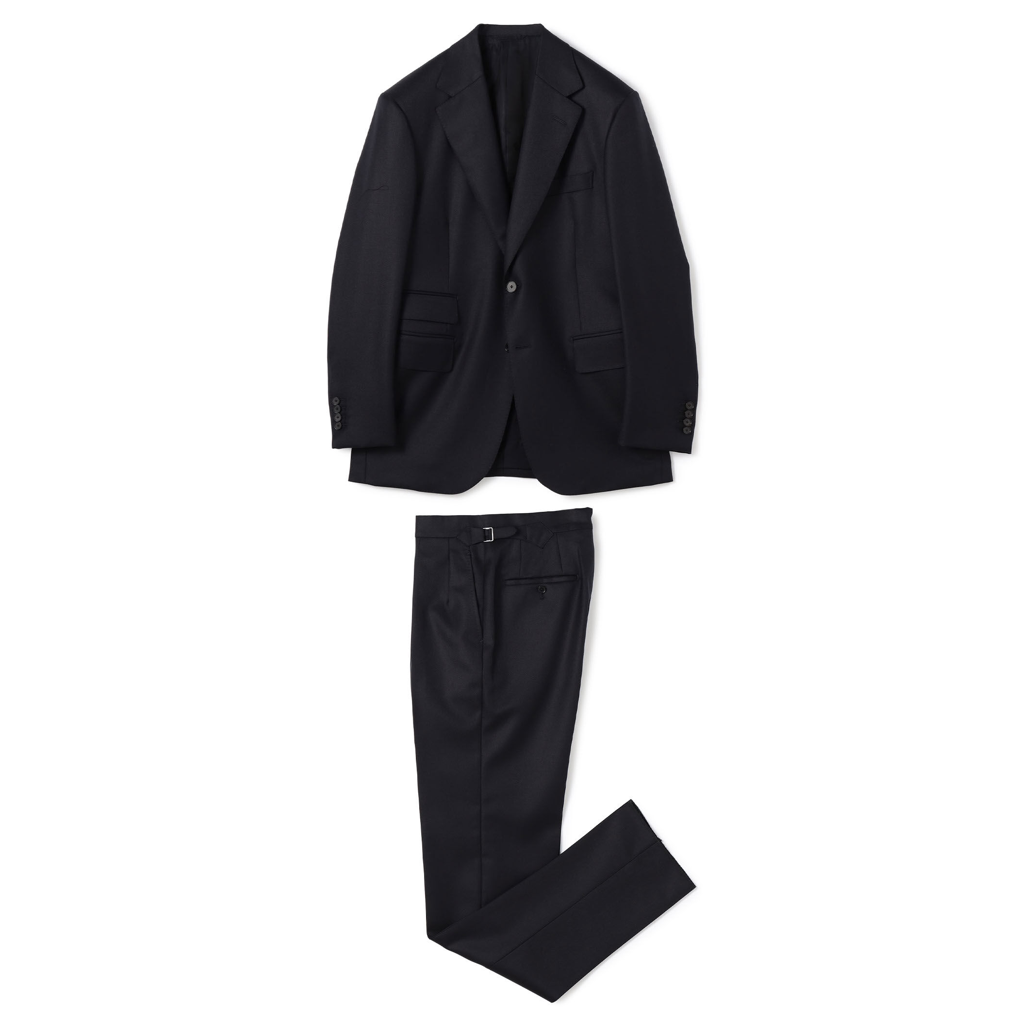 ウール シングルブレステッド2Bスーツ ISLAND FLEECE E.Zegna