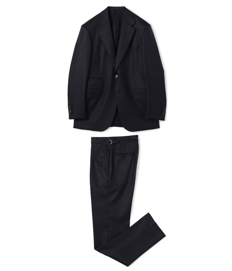 ウール シングルブレステッド2Bスーツ ISLAND FLEECE E.Zegna