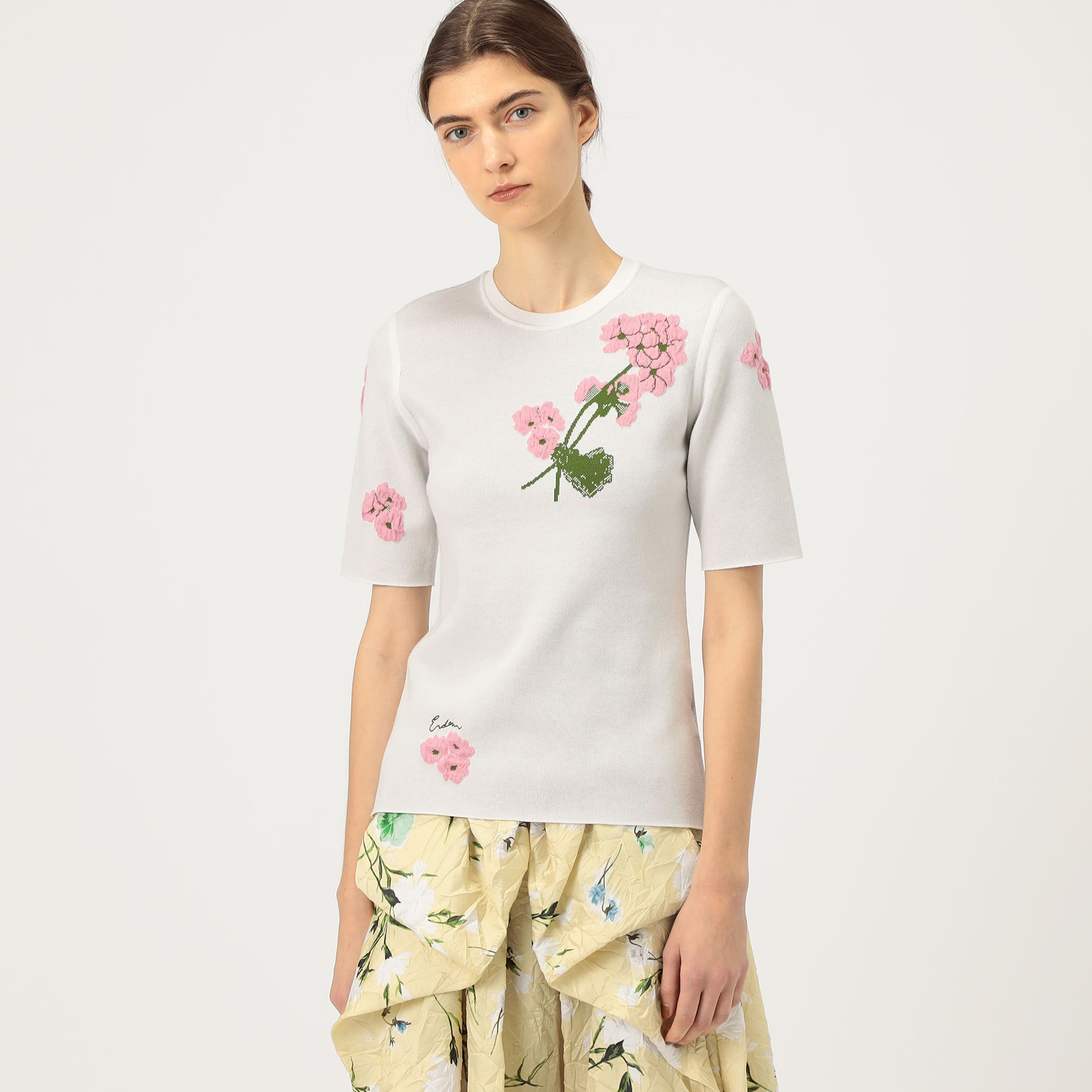 ERDEM SHORT SLEEVE KNIT トップス｜トゥモローランド 公式サイト