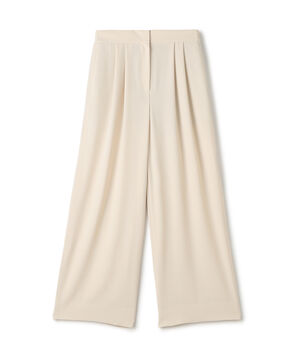 【WEB先行予約】サンディジョーゼット タックワイドパンツ