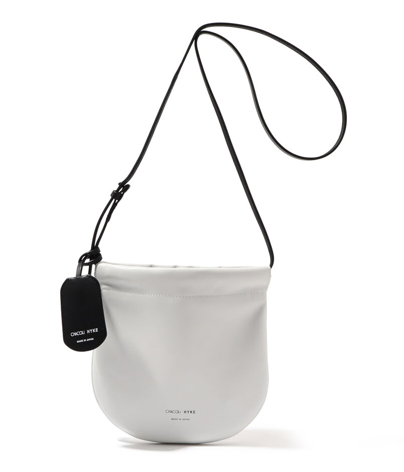 HYKE LEATHER DRAWSTRING BAG ドローストリングショルダーバッグ