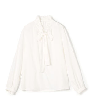 【追加予約】グロスアムンゼン フリルカラーリボンブラウス