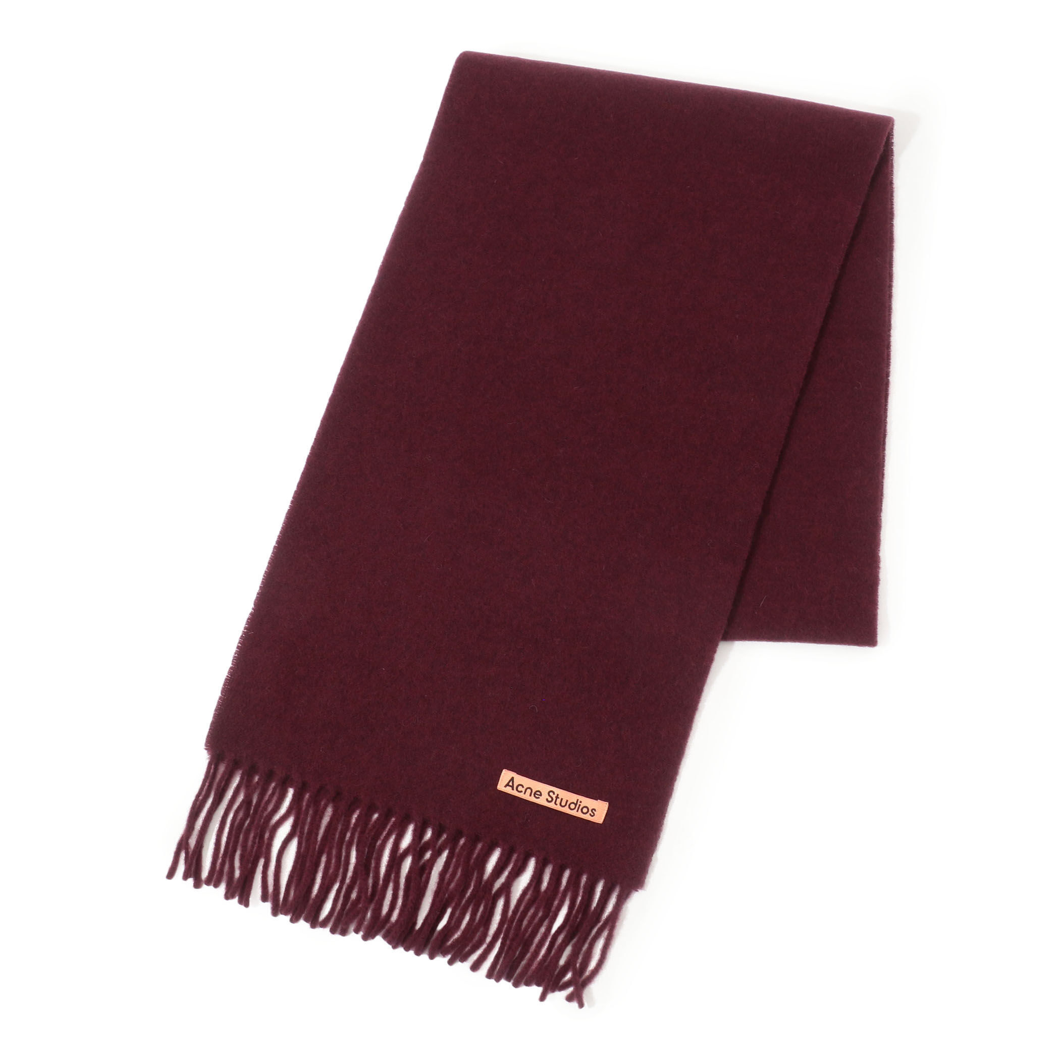 Acne Studios フリンジウールスカーフ マフラー バニライエロー ACNE（アクネ） ACNE STUDIOS ストゥディオズ マフラー フリンジウール