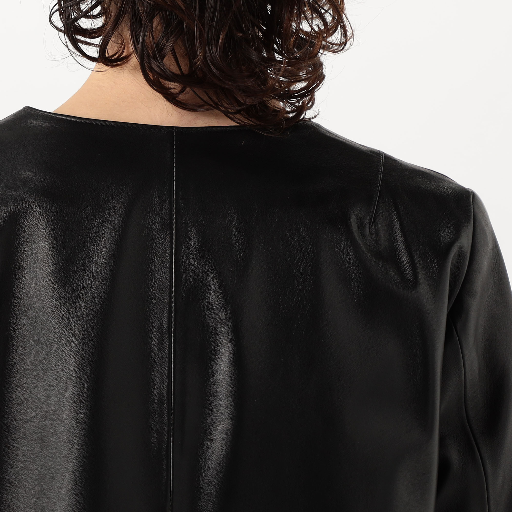 CINQUANTA ノーカラーレザージャケット｜トゥモローランド 公式通販