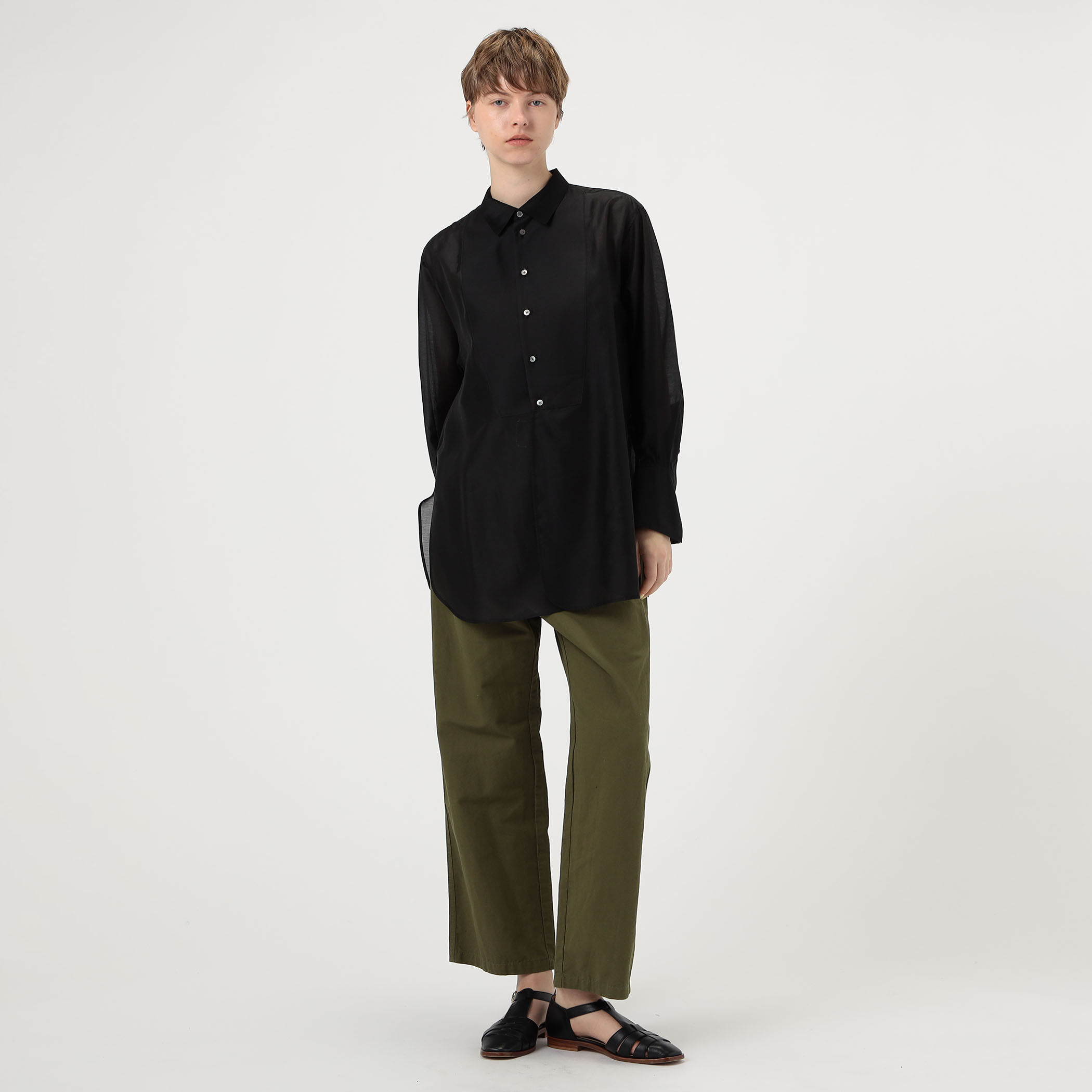 シースルーローンボザムチュニックシャツ｜トゥモローランド 公式通販