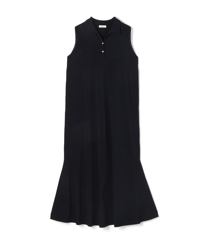 【WEB先行予約】ドライコットン ポロカラーワンピース