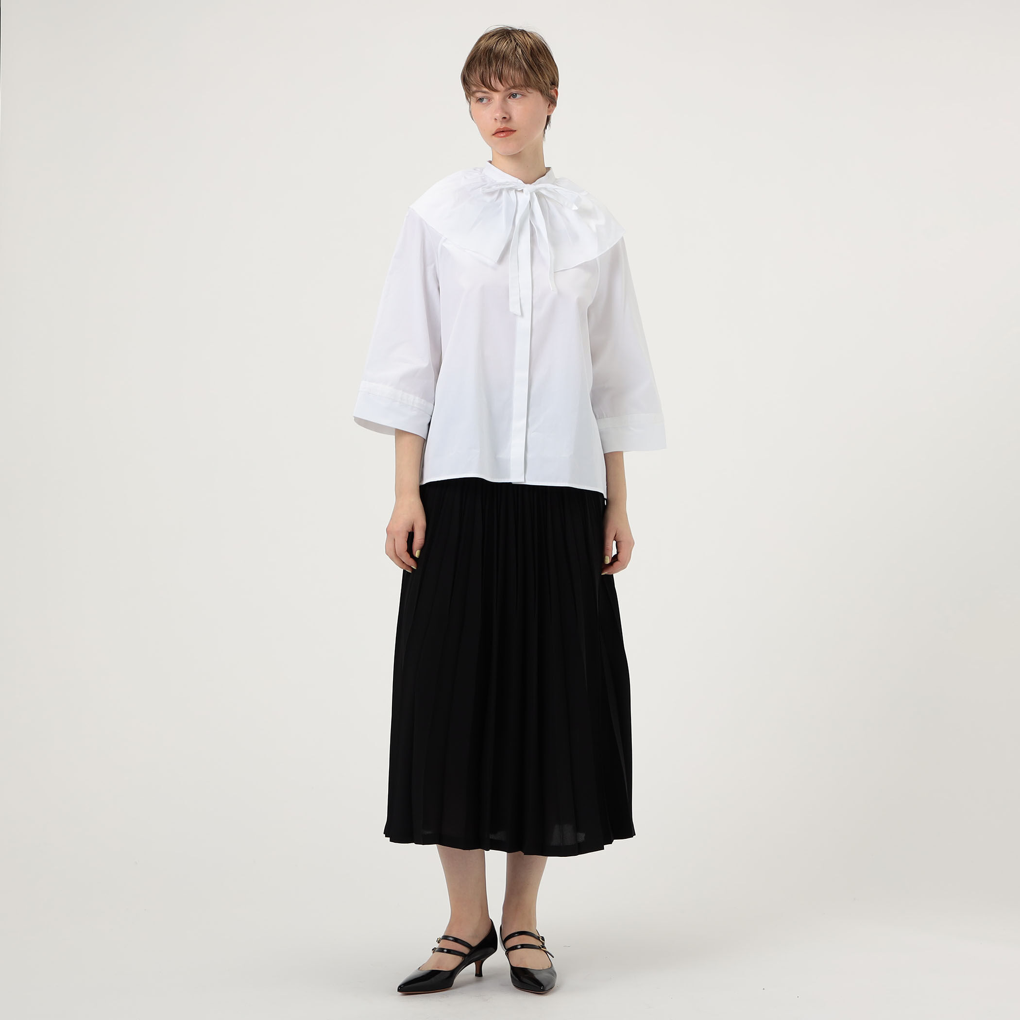 BOURRIENNE ALIZE コットン ラッフルシャツ｜トゥモローランド