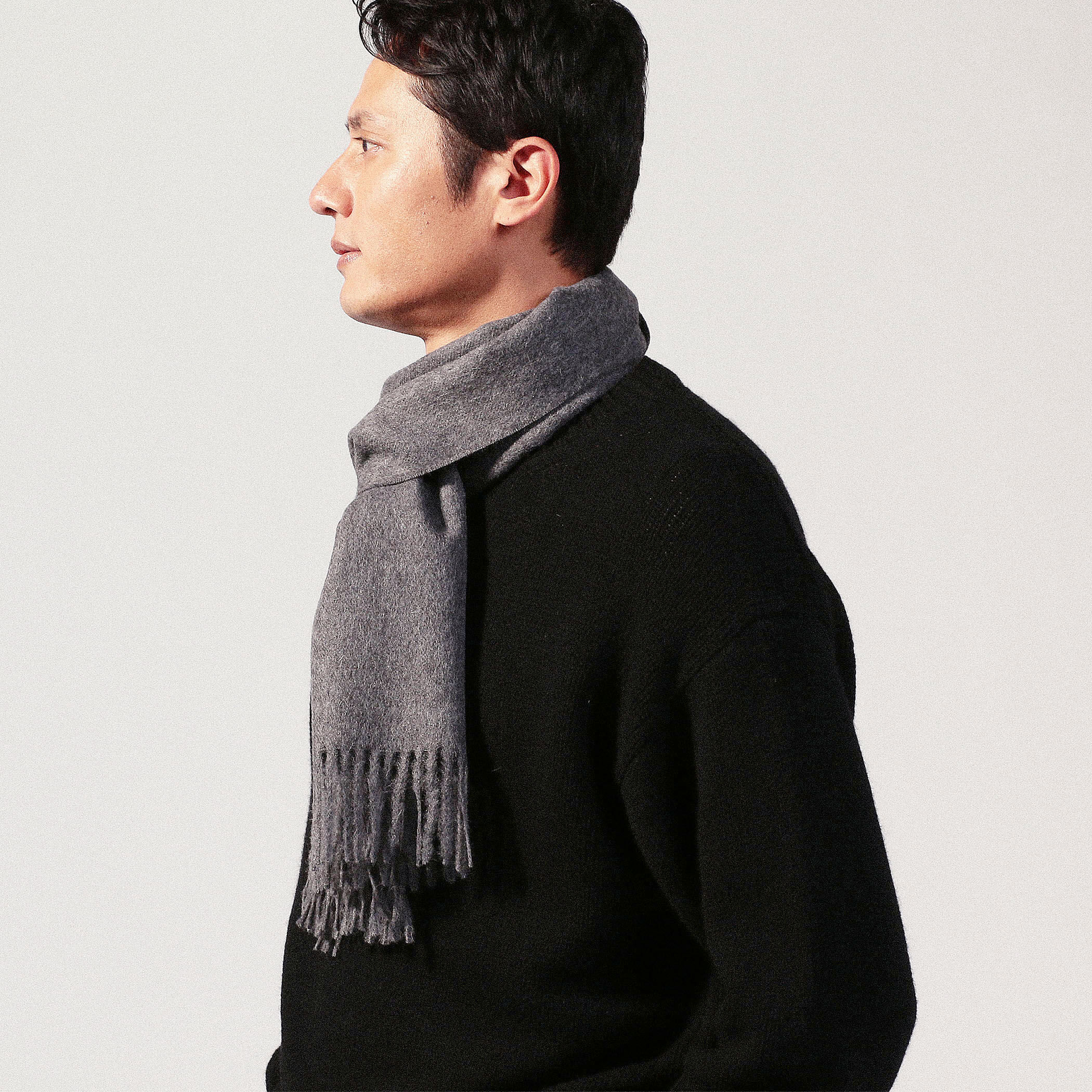 THE INOUE BROTHERS Brushed Scarf アルパカ マフラー