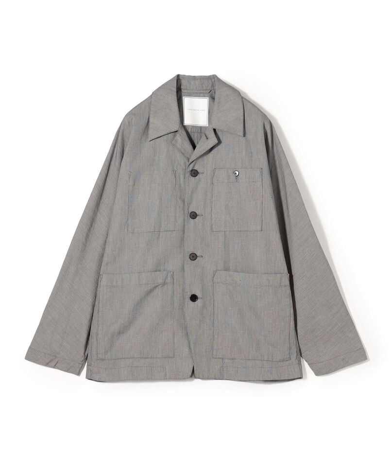 コットンリネンキュプラ ドルマンスリーブ カバーオールジャケット