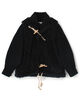 HYKE DOUBLE FACE FAUX SHEARLING DUFFEL JACKET ダッフルジャケット