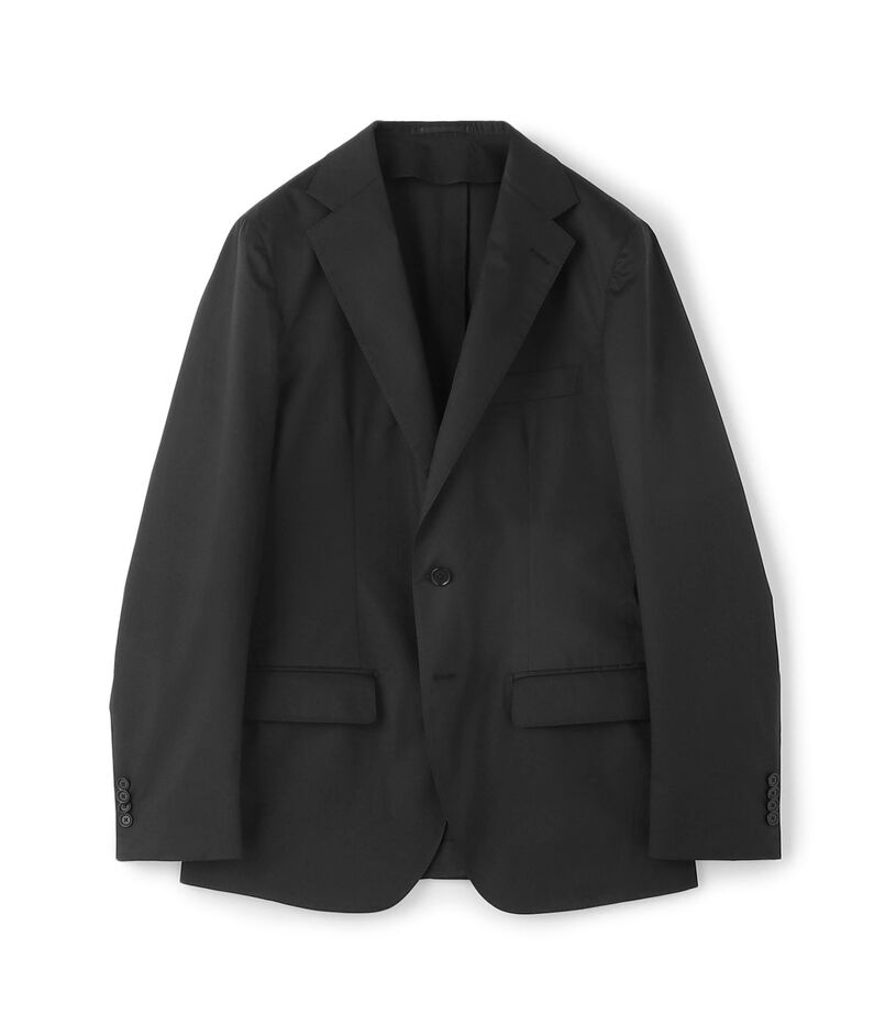 コットンポリウレタンハイカウント シングルブレステッド2Bジャケット