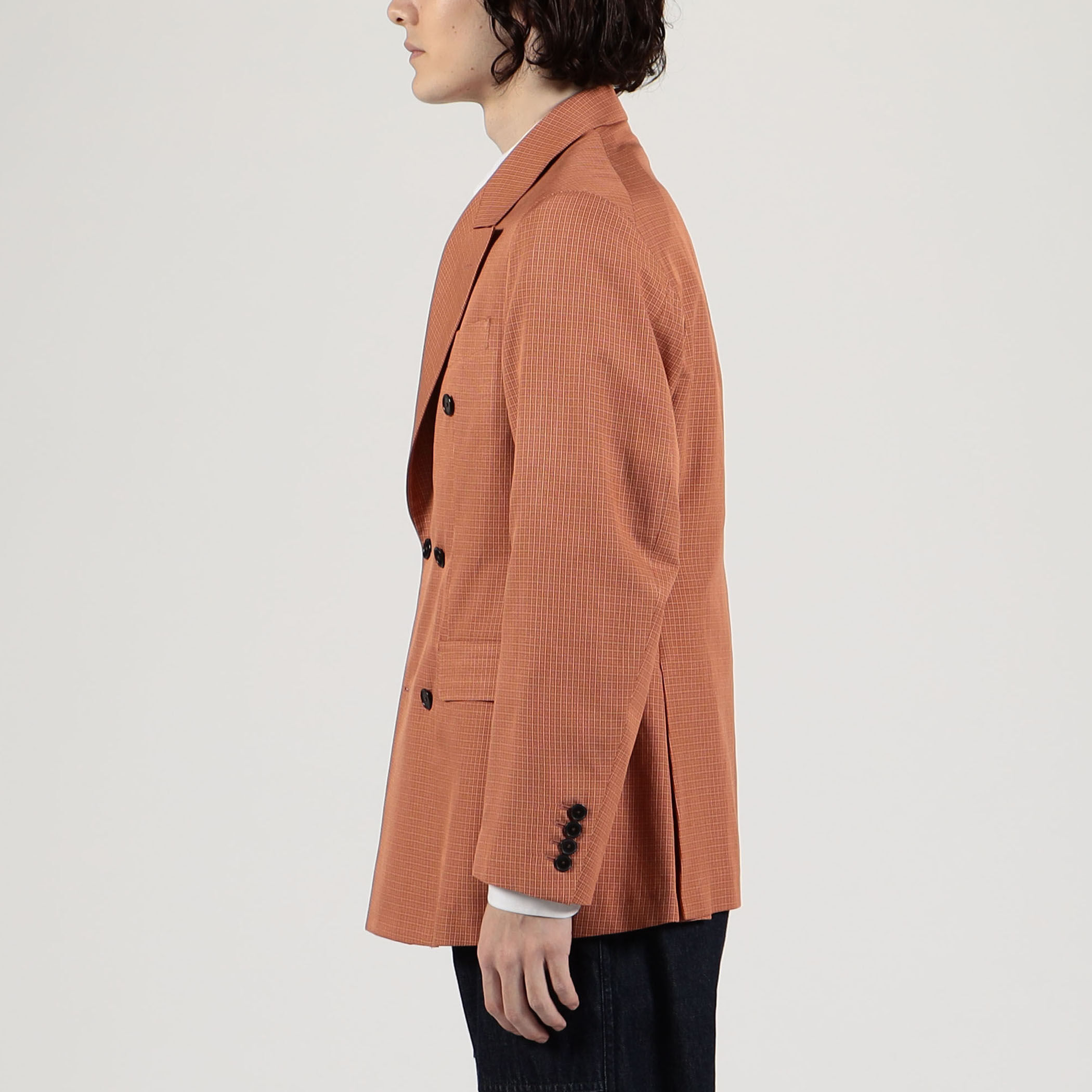 m's braque  ダブルジャケット　ハウンドトゥース BROOKS BROTHERS ジャケット テーラードジャケット ダブル
