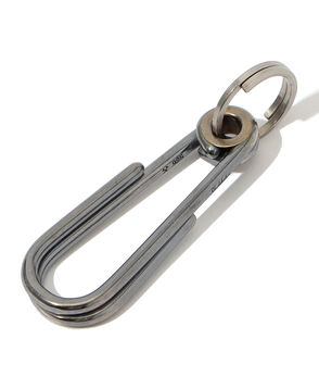 STUDEBAKER METALS SCISSOR HOOK KEYHOLDER シルバーキーホルダー