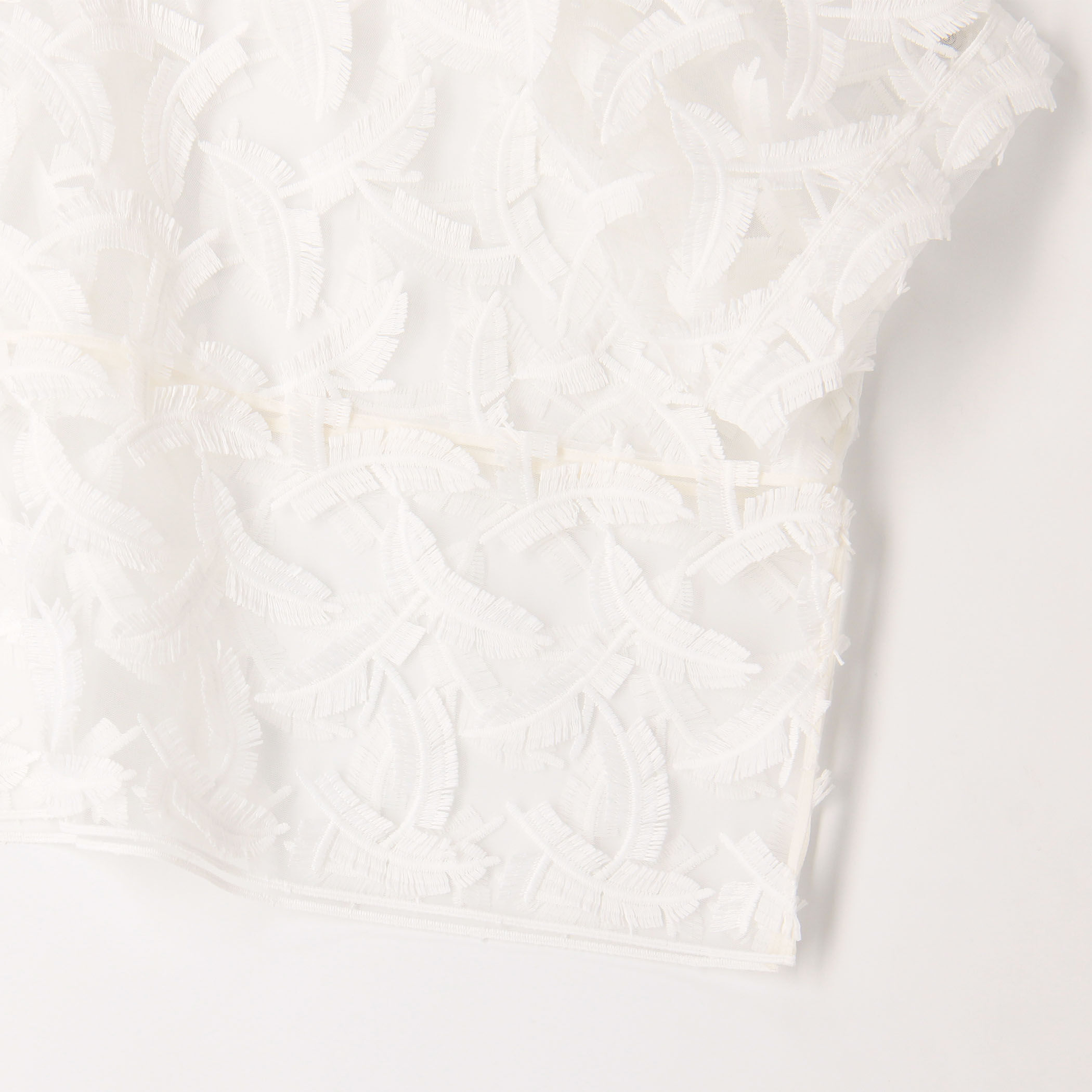 WINGチュールエンブロイダリー オーバーシャツ｜トゥモローランド 公式通販