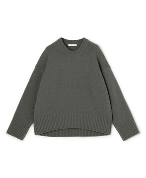 【一部WEB先行予約】ファインウール クルーネックプルオーバー