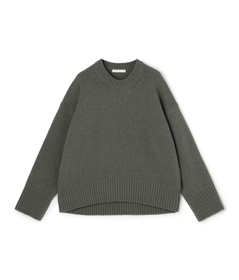 【一部WEB先行予約】ファインウール クルーネックプルオーバー