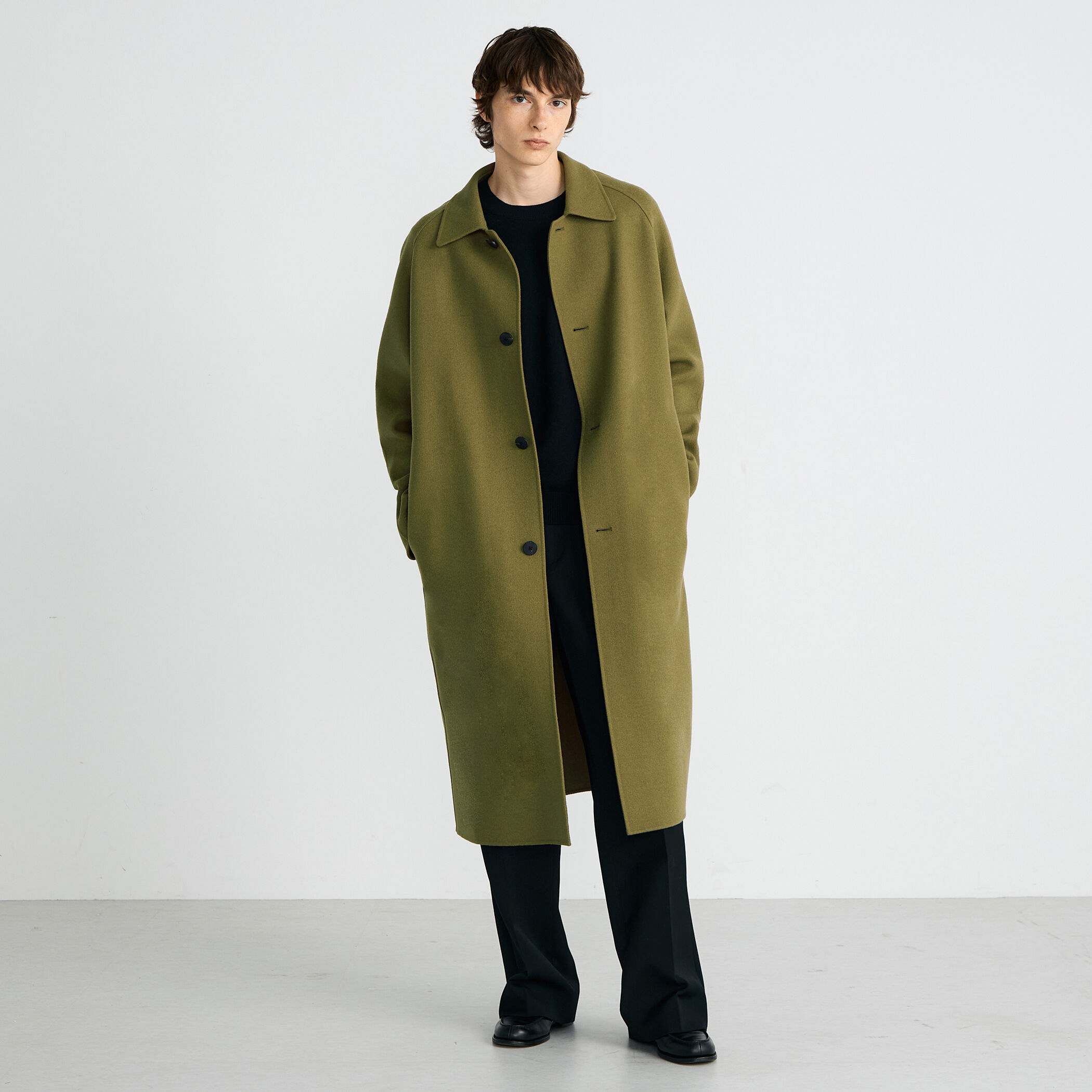 ウールカシミヤダブルフェイス ロングコート｜トゥモローランド 公式通販