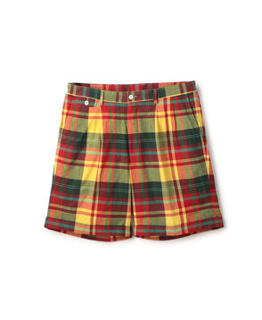 Mai Tai コットン インドマドラスショーツ