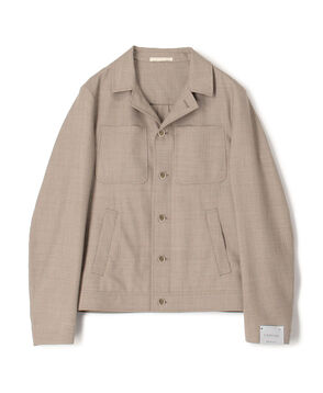 【別注】CARUSO トロピカルウール ショートブルゾン