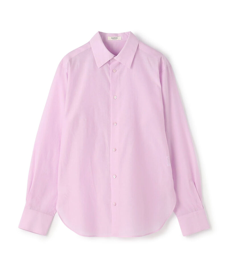 コットンシルクローン レギュラーカラーシャツ