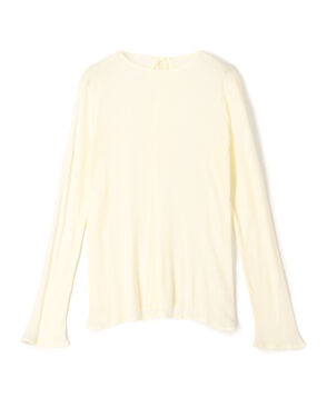 パターンメッシュ ロングスリーブプルオーバー