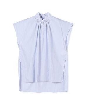 〈MORE10%OFF対象〉コットンブロード ハイネックシャツ