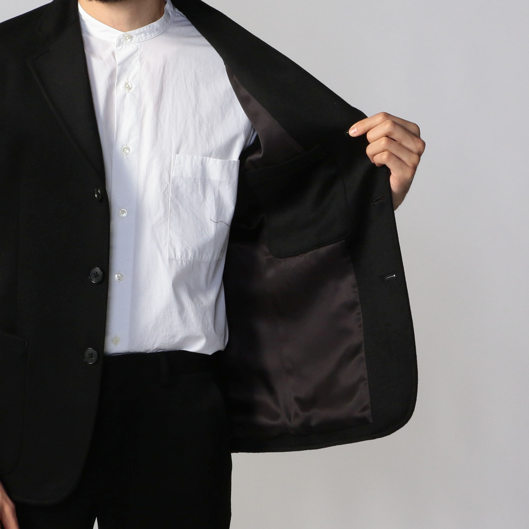 カシミヤメルトン テーラードジャケット｜トゥモローランド 公式通販