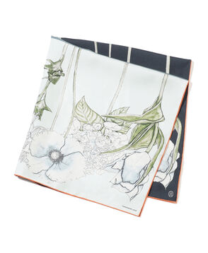 Atelier TOMORROWLAND DOUBLE FLOWER シルクスカーフ