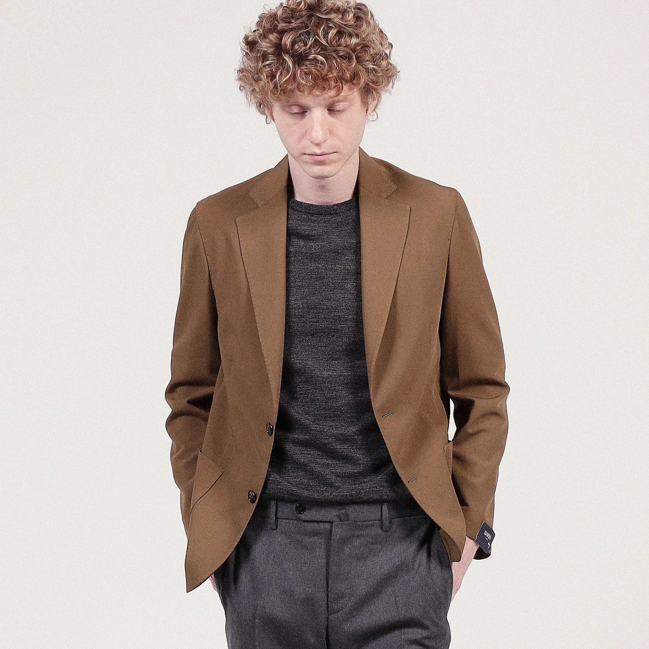 BARBA EASY J1ポリエステルレーヨン シングルブレステッド2Bジャケット｜トゥモローランド 公式通販
