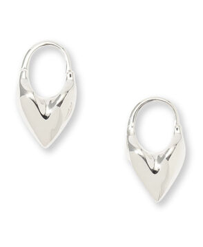 Otiumberg. Roscida Heart Hoops シルバー ピアス