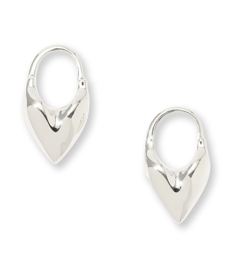 Otiumberg. Roscida Heart Hoops シルバー ピアス