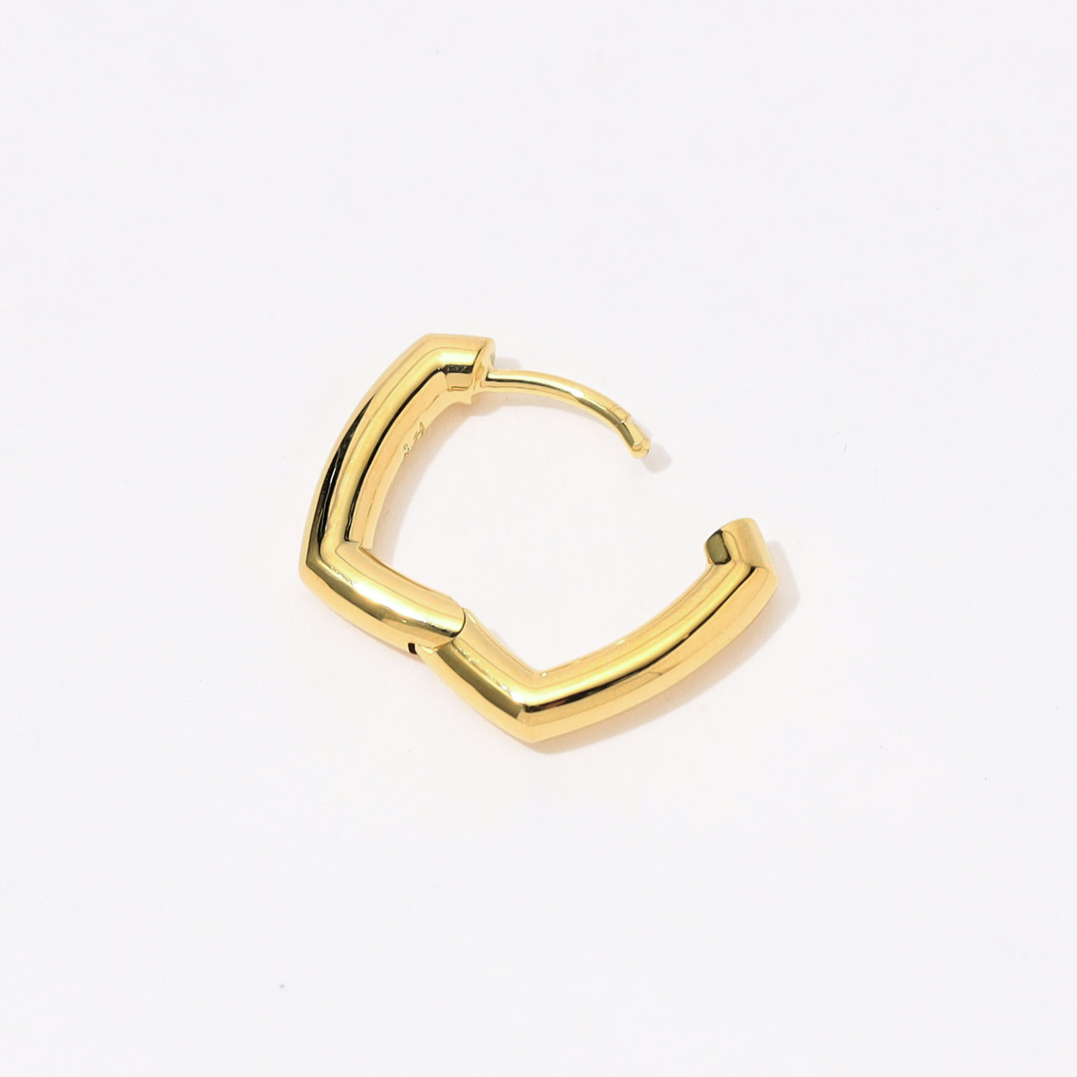 TOM WOOD Frame Hoops Small Gold フープピアス｜トゥモローランド