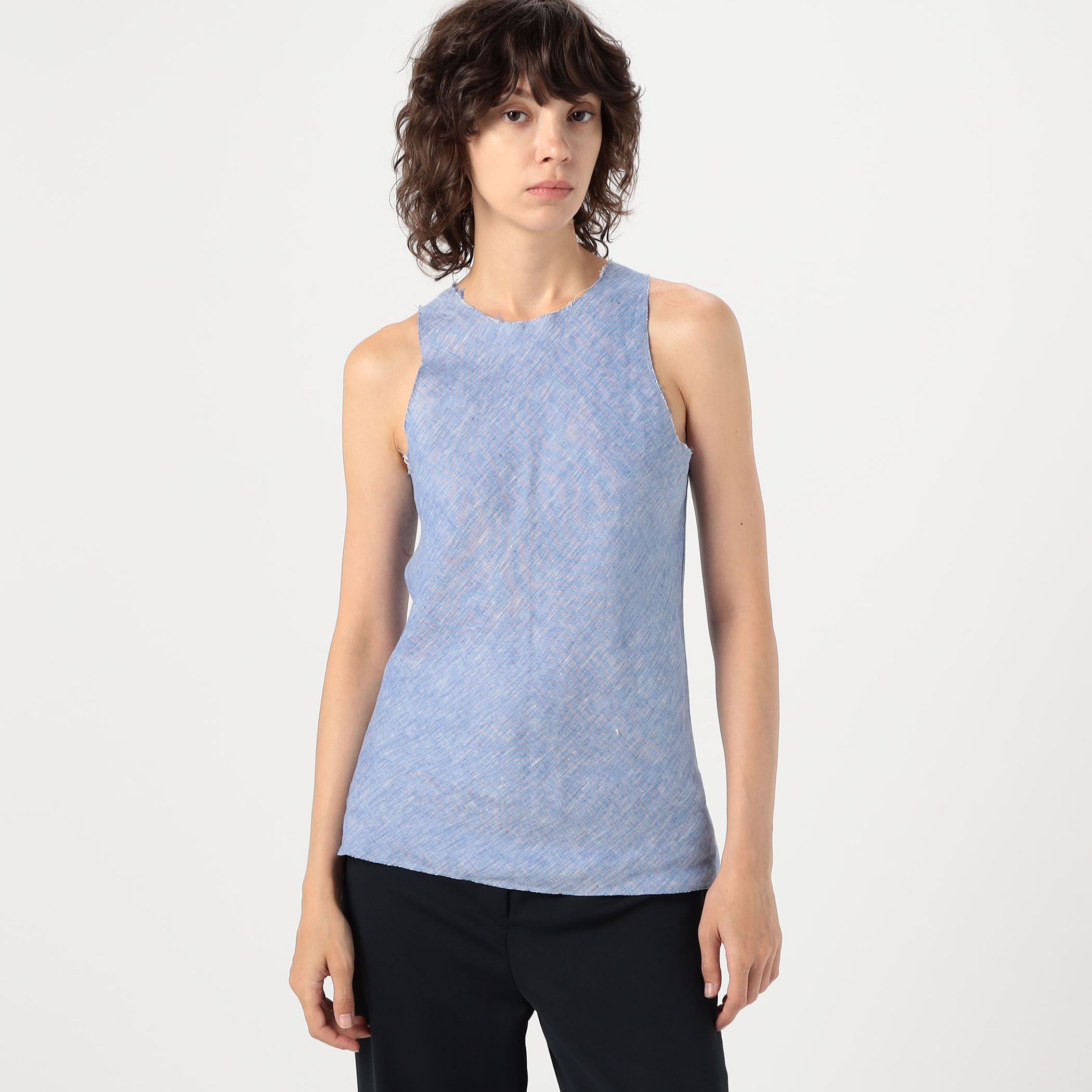 GABRIELA COLL GARMENTS NO.73 BIAS CUT TOP リネン