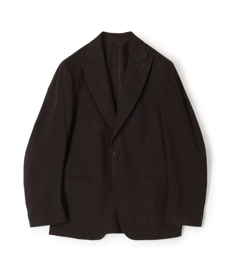 【別注】De Petrillo MARGELINA リネンウール シングルブレステッド2Bジャケット