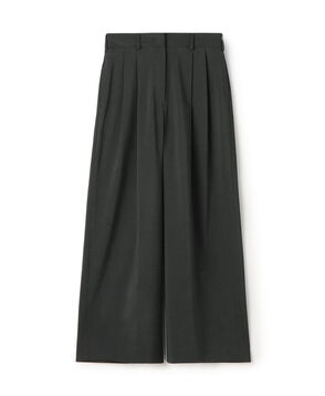 【一部WEB先行予約】ポリエステルツイル ２タックスラックスパンツ