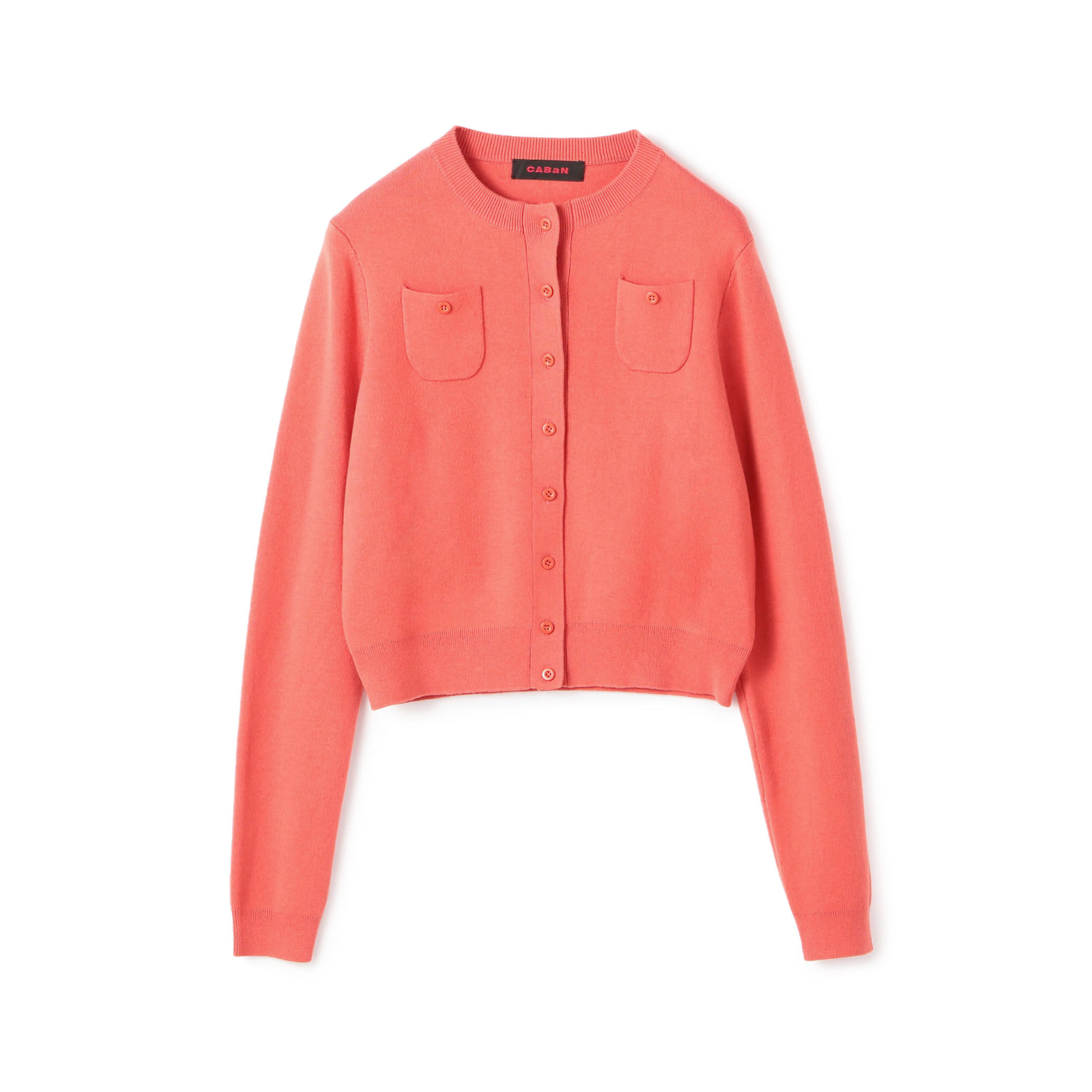 CABaN コットンカシミヤストレッチ Vネックカーディガン