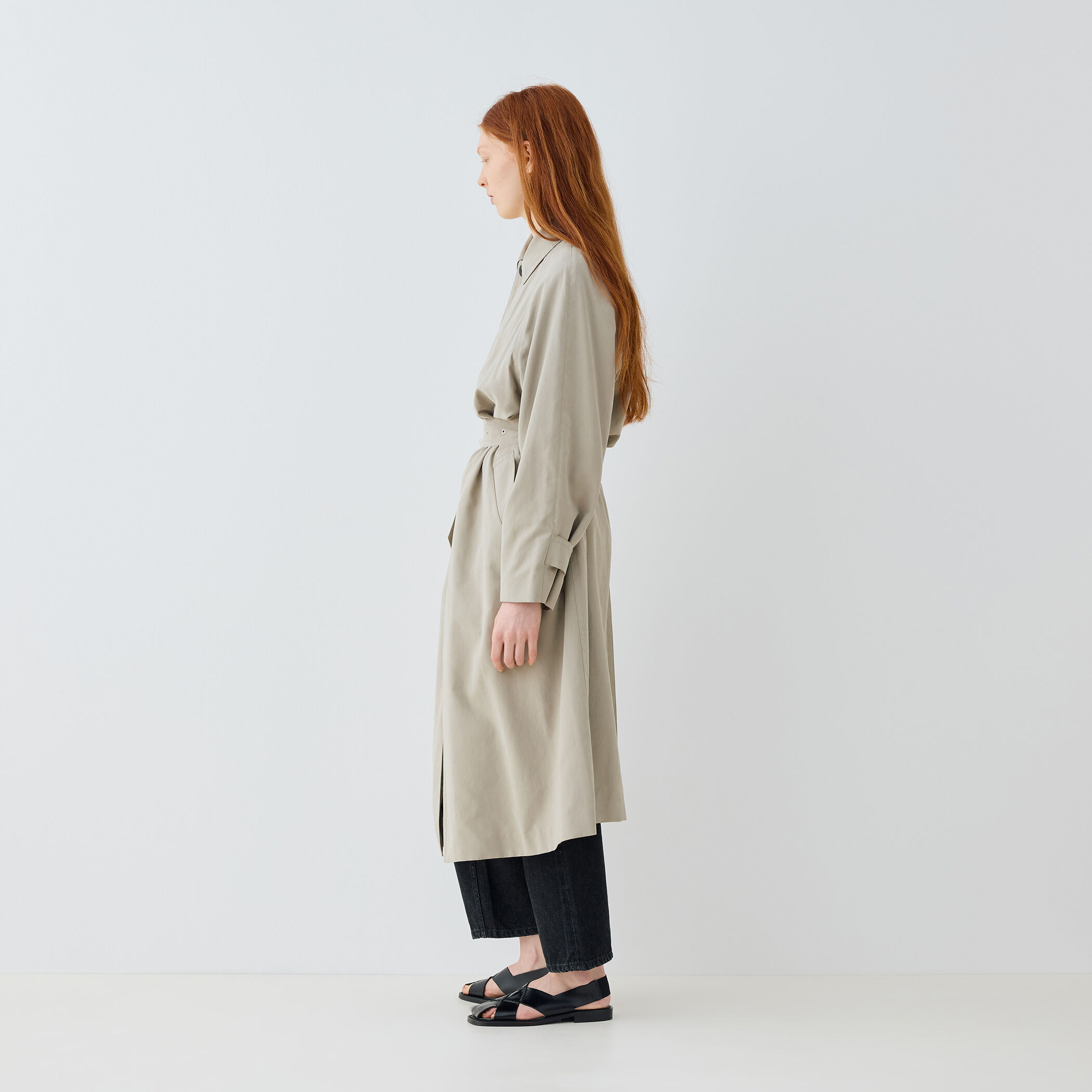 トゥモローランド　ロロピアーナ　ステンカラーコート ベージュ MACKINTOSH LONDON ステンカラーコート コート 「DUNFORD