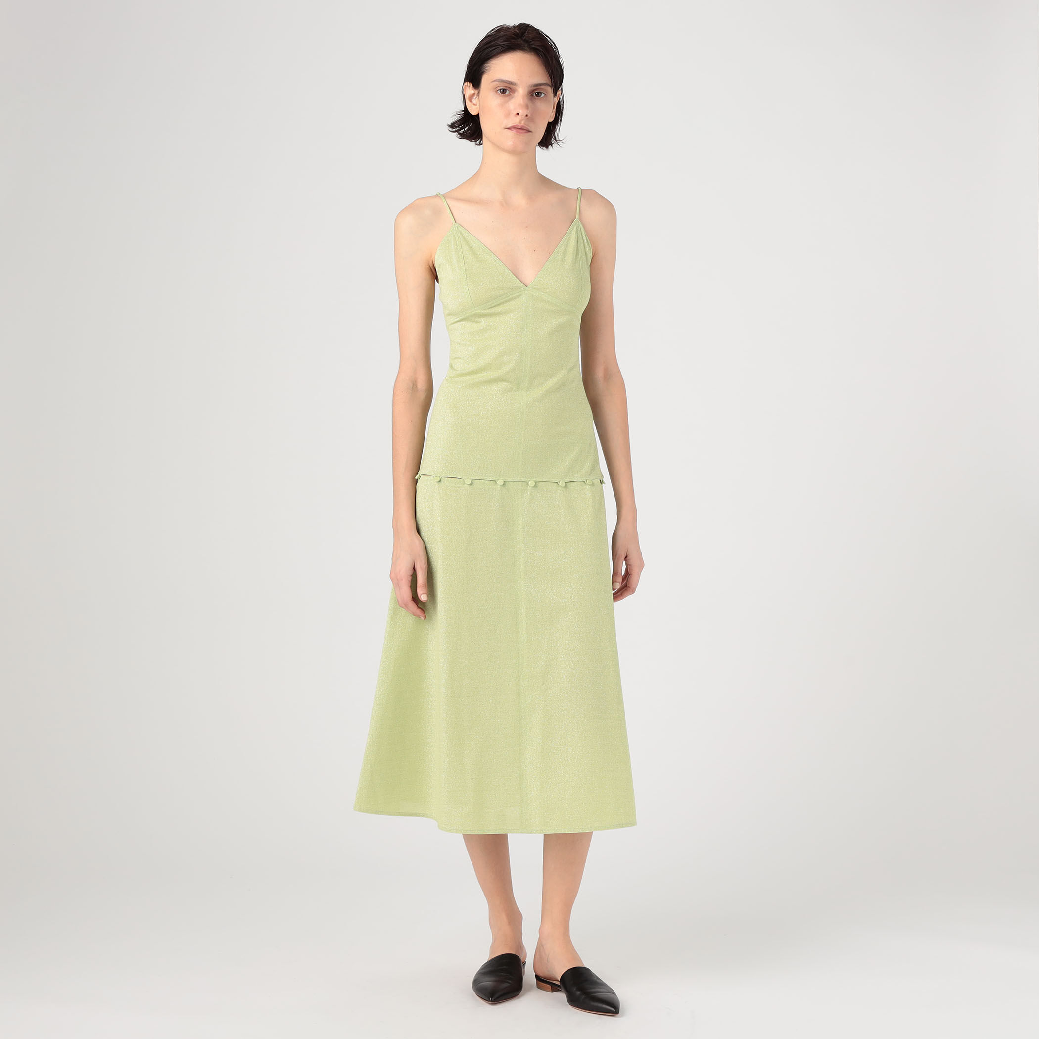 KANAKO SAKAI METALLIC SLIP DRESS｜トゥモローランド 公式サイト