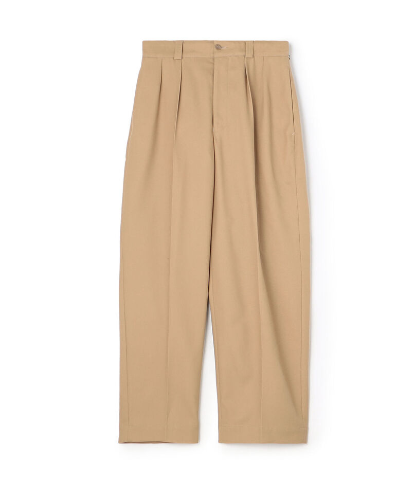 Tangent FRENCH ARMY CHINO コットンツイル ワイドトラウザーズ